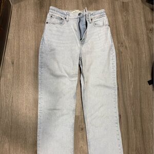 Abercrombie & Fitch Blue Straight Leg Jeans